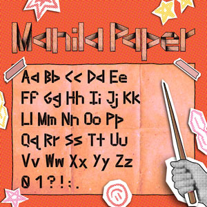 MANILA PAPER FONT